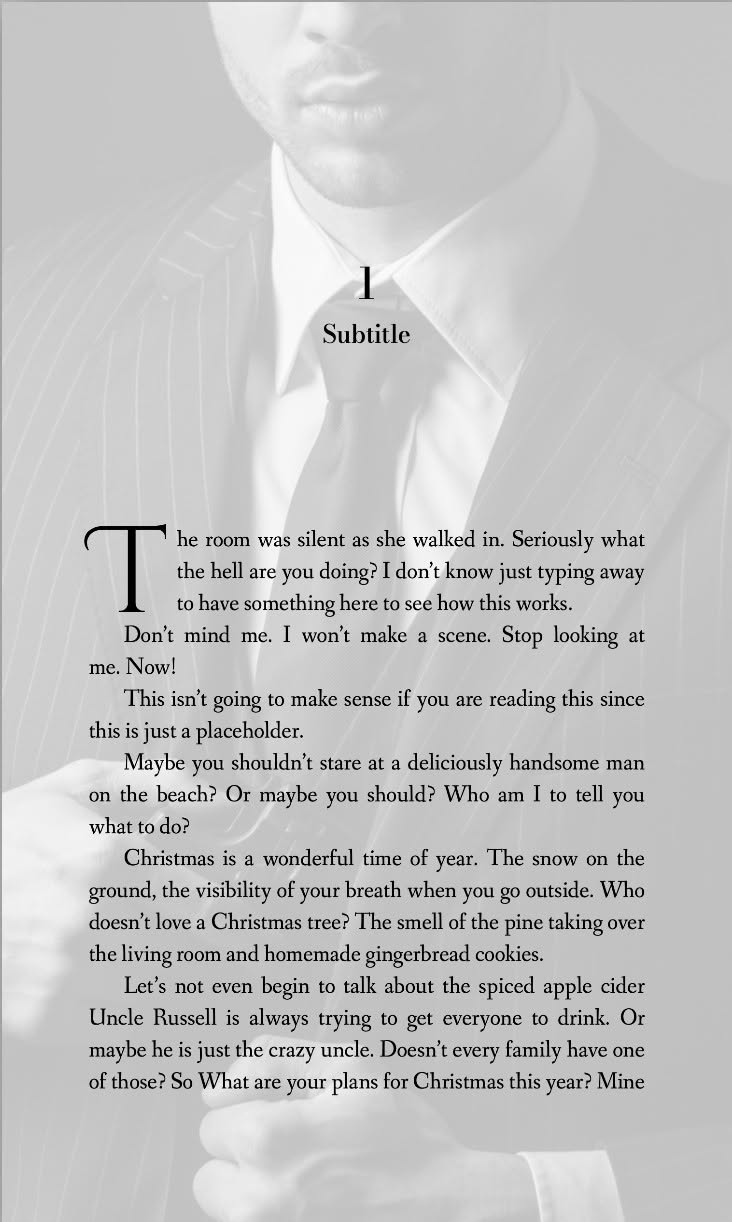 Book Formatting