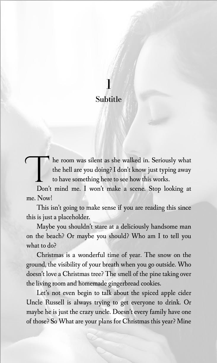 Book Formatting