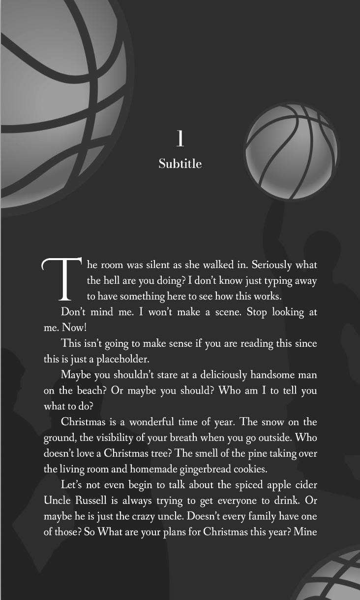 Book Formatting