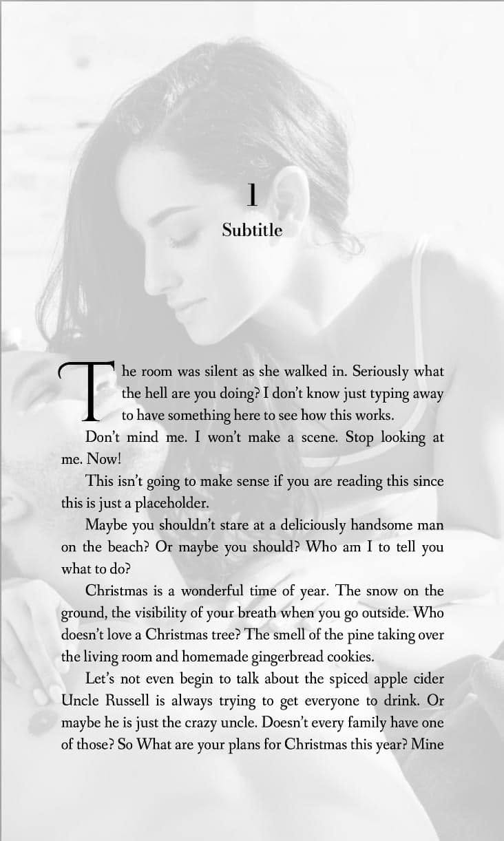 Book Formatting