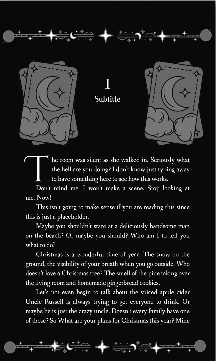 Book Formatting