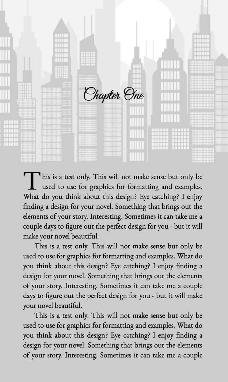 Book Formatting