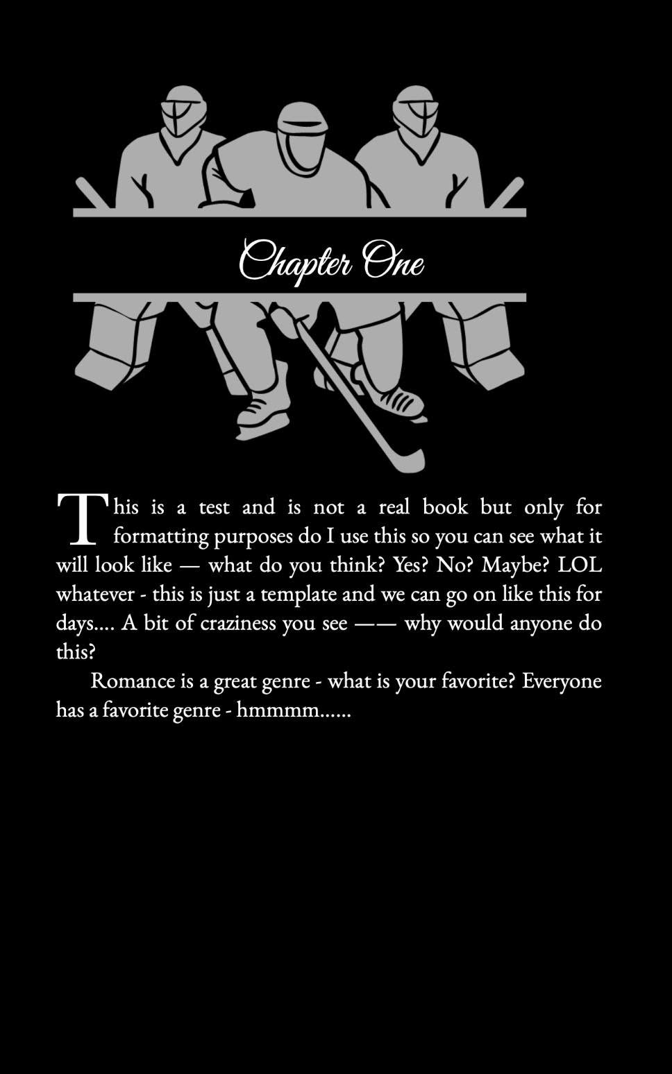 Book Formatting